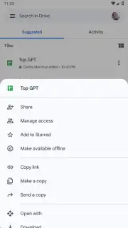 Google Drive скриншот 2