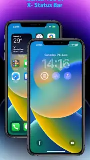 iCenter iOS 17: X - Status Bar скриншот 5
