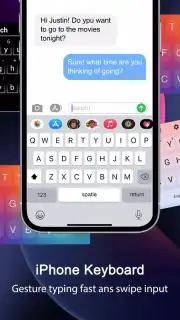 iPhone Keyboard - iOS 18 скриншот 1