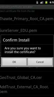 Android Certificate Installer скриншот 3