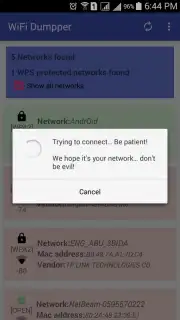 WiFi Dumpper скриншот 4