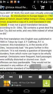 Voice Aloud Reader скриншот 6