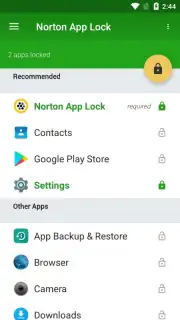 Norton App Lock скриншот 2