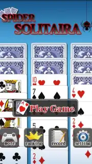 SpiderSolitaire скриншот 2