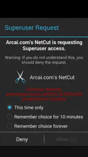 Arcai.com NetCut скриншот 1