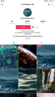TickTock-TikTok Live Wallpaper скриншот 4