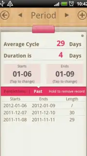 Period Calendar скриншот 5