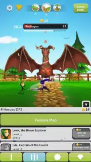 Taps and Dragons - Idle Heroes скриншот 8