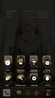 Gold Rush GOLauncher EX Theme скриншот 1