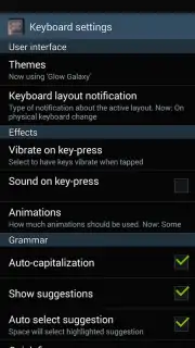 GalaxyKeyboard скриншот 2