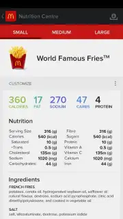 McDonalds Canada скриншот 2