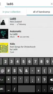 Bandcamp скриншот 3