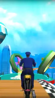 Police Bike Stunts Games скриншот 8