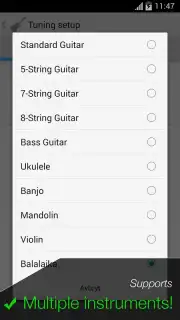Pro Guitar Tuner скриншот 10