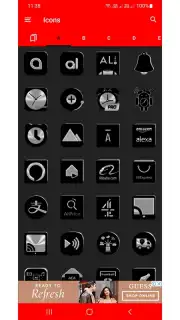 Black Icon Pack Free скриншот 4