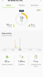 Samsung Health скриншот 6