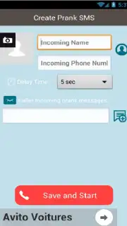 Zifo Fake SMS скриншот 1