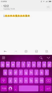 Lavender iKeyboard Theme скриншот 3
