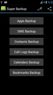 Super Backup: SMS and Contacts скриншот 3