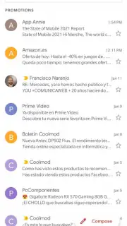 Gmail скриншот 6