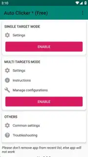 Auto Clicker - Automatic tap скриншот 1