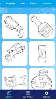 Coloring Brawl Stars скриншот 2
