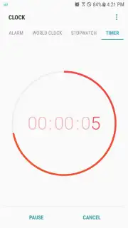 Samsung Clock скриншот 6