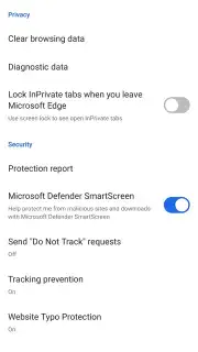 Microsoft Edge Beta скриншот 8