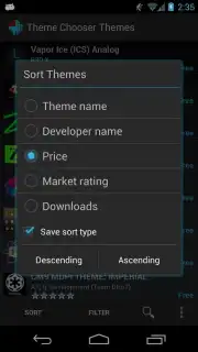 Theme Chooser Themes скриншот 5