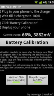 Battery Calibration скриншот 1