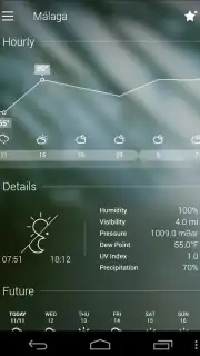 GO Weather Forecast and Widgets скриншот 2