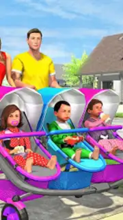 Mother Simulator Triplet Baby скриншот 1