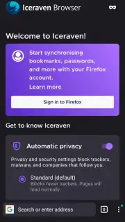 Iceraven Browser скриншот 1