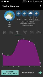 Navbar Weather скриншот 7
