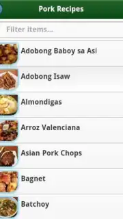 Pinoy Food Recipes скриншот 7