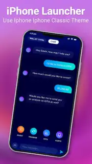 Phone 13 Launcher OS 15 скриншот 1