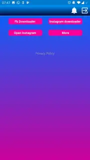 Insta Fb Downloader -Image video downloader скриншот 1