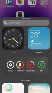Launcher iOS 17 скриншот 2