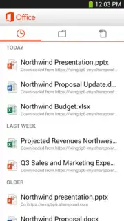 Microsoft Office Mobile скриншот 4