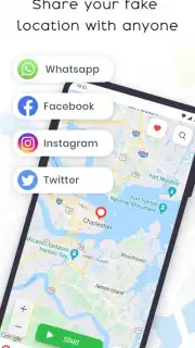 Fake GPS Location Changer App скриншот 1
