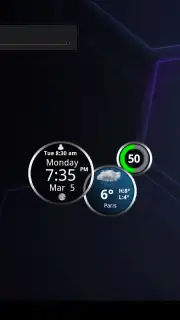 Rings Digital Weather Clock скриншот 8