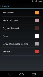 Month Calendar Widget скриншот 3