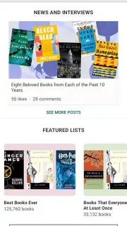 Goodreads скриншот 1