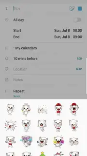 Samsung Calendar скриншот 2