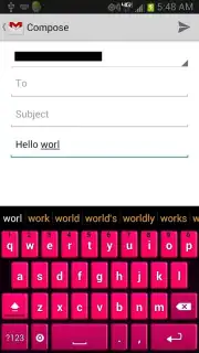 Pink Keyboard скриншот 12
