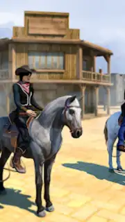 West Cowboy Games Horse Riding скриншот 5