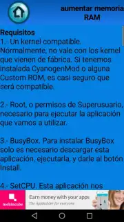 Aumentar memoria RAM interna (copy) скриншот 2