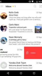 Yandex Mail скриншот 2
