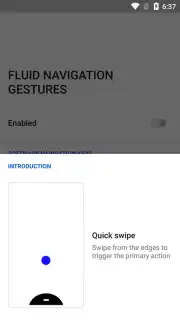 Fluid Navigation Gestures скриншот 1