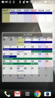 Calendar Pad скриншот 1